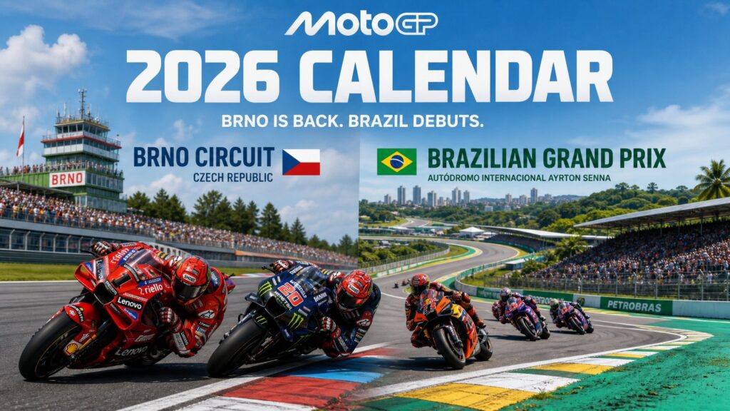 Fakta Menarik Sirkuit MotoGP 2026: Brno Kembali dan Brasil Bergabung dalam Kalender Balap Dunia