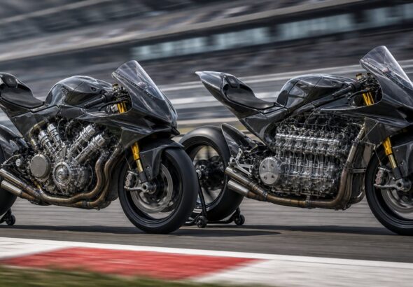 Perbandingan Performa Mesin MotoGP Konfigurasi V4 dan Inline-4: Analisis Efisiensi dan Kecepatan