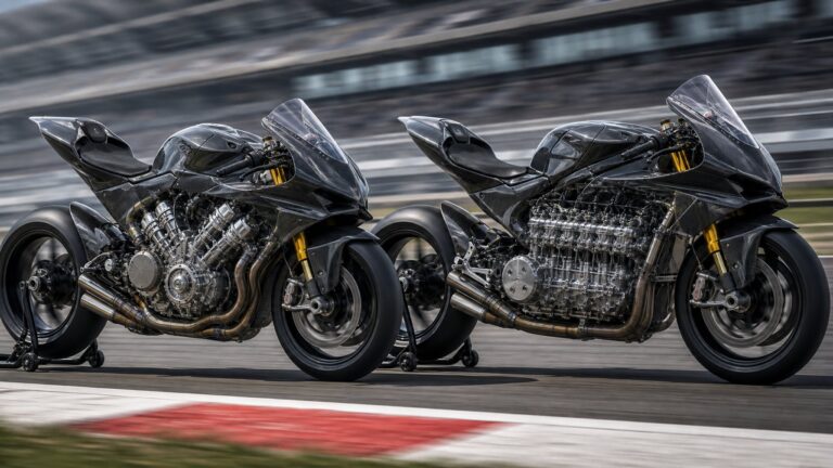 Perbandingan Performa Mesin MotoGP Konfigurasi V4 dan Inline-4: Analisis Efisiensi dan Kecepatan
